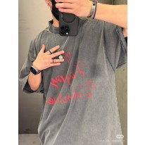 발렌시아가 남녀공용 반팔티