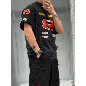 발렌시아가 남녀공용 반팔티