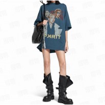 발렌시아가 남녀공용 반팔티