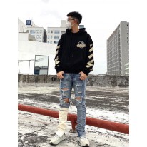 오프화이트 남녀공용 후드티 맨투맨