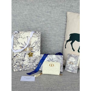 디올 S5034 여자 카드지갑 머니클립