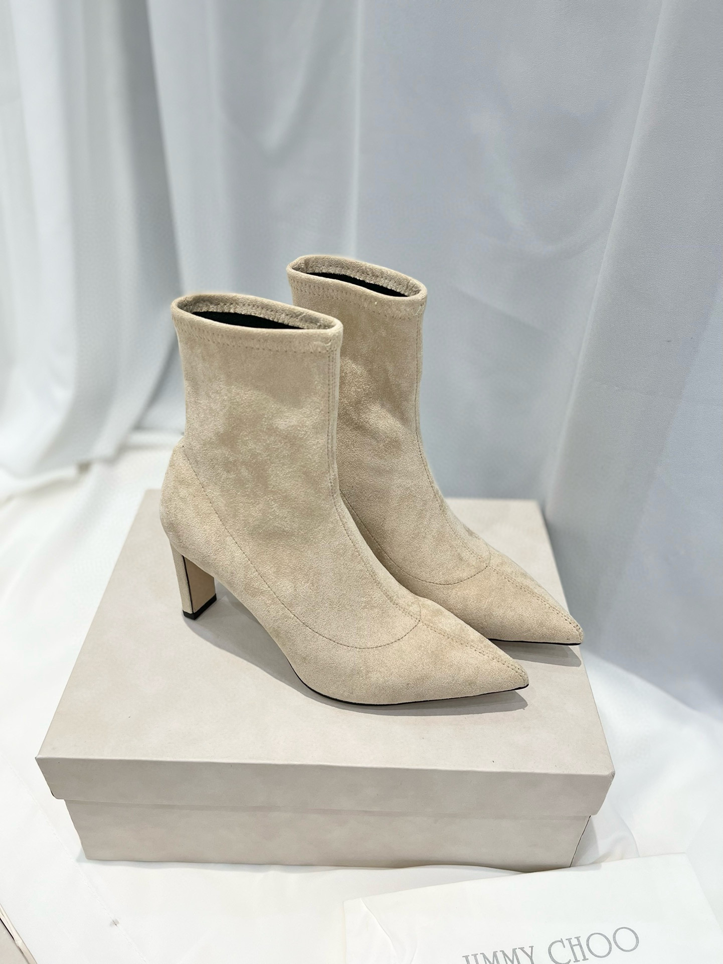 지미추 8.5CM 여자 부츠