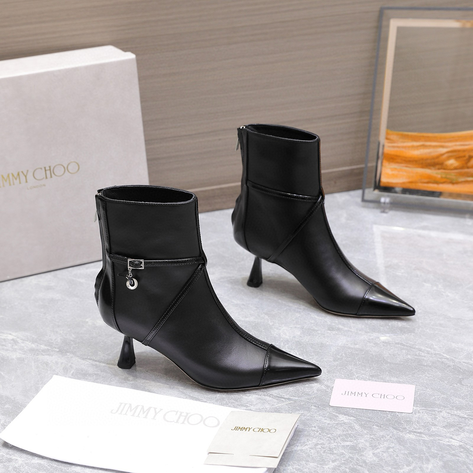 지미추 6.5CM 여자 부츠