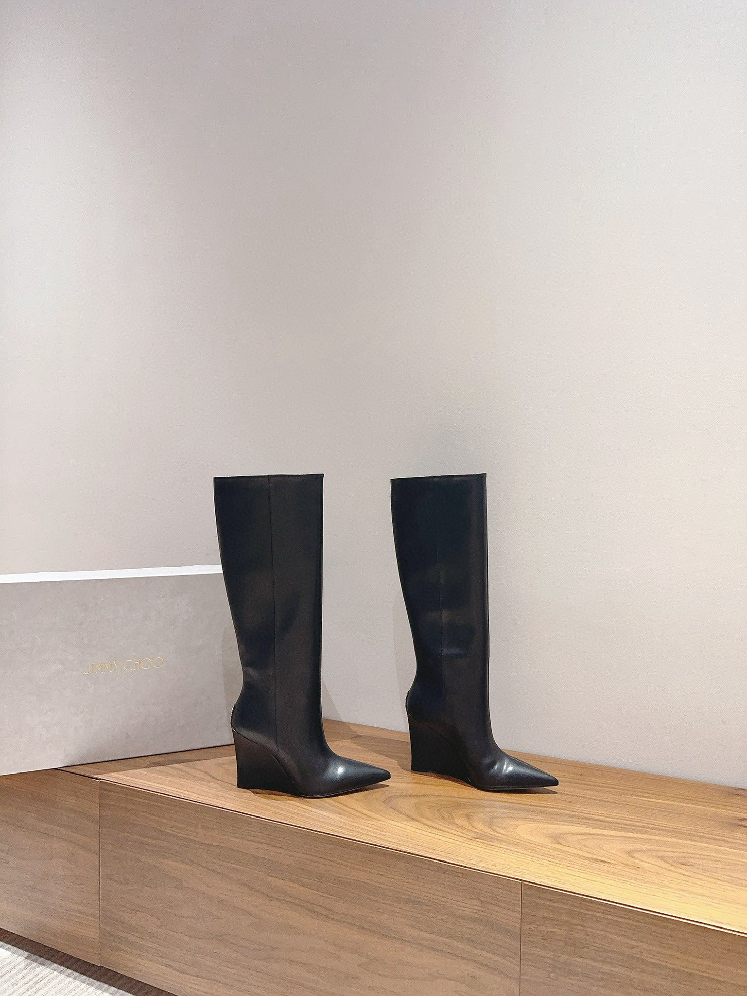 지미추 10CM 여자 부츠