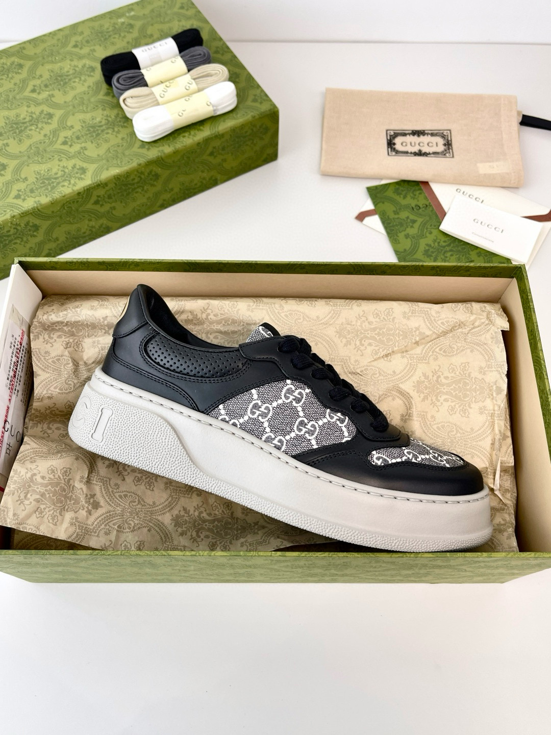 구찌 4cm 남자 신발 운동화 스니커즈