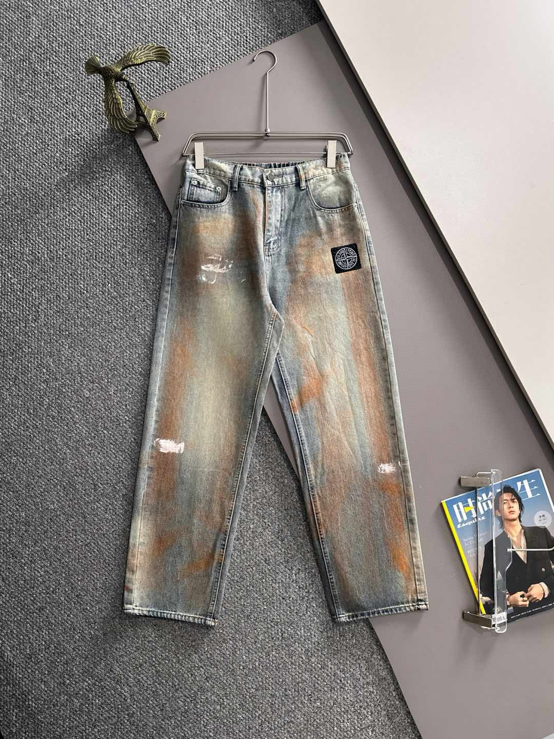 스톤아일랜드 남자 청바지