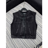 샤넬 여자 조끼