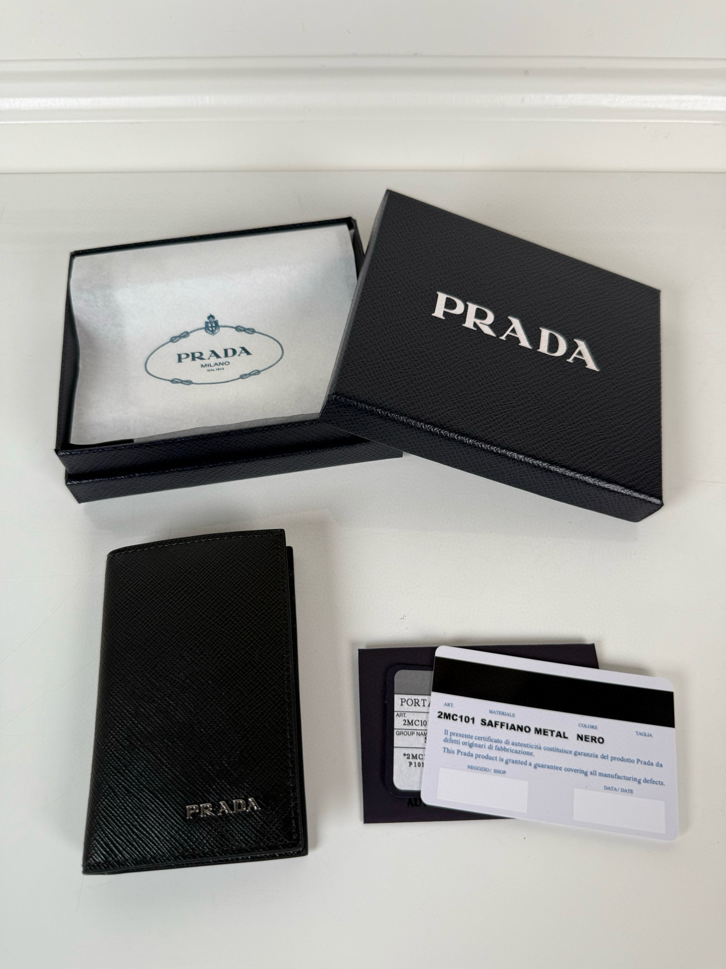 프라다 2MC101 남녀공용 카드지갑 머니클립